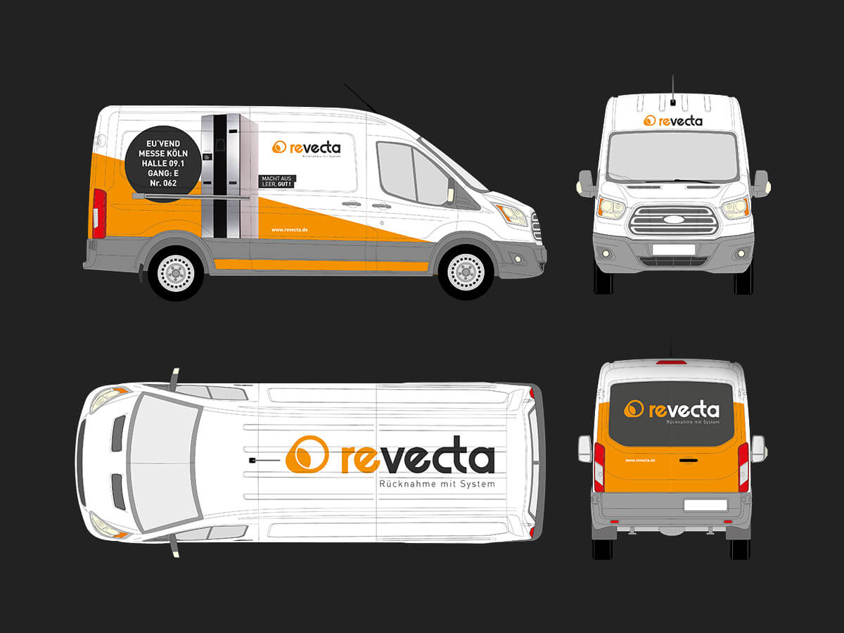 revecta Bus Beklebung Konzeption 